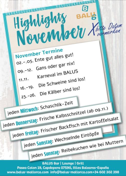 November Highlights