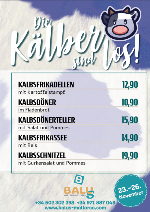 Die Kälber sind los HP Spargel im BALUS