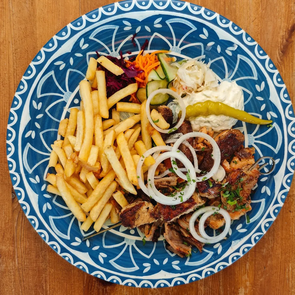 Gyros vom Drehspieß